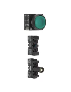 Siemens 3sb32570aa41 pulsador luminoso LED verde 110vac 1na